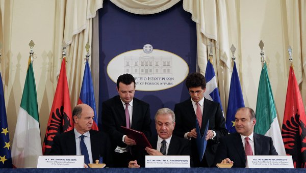 Grèce-Albanie-Italie : accord sur le gazoduc TAP