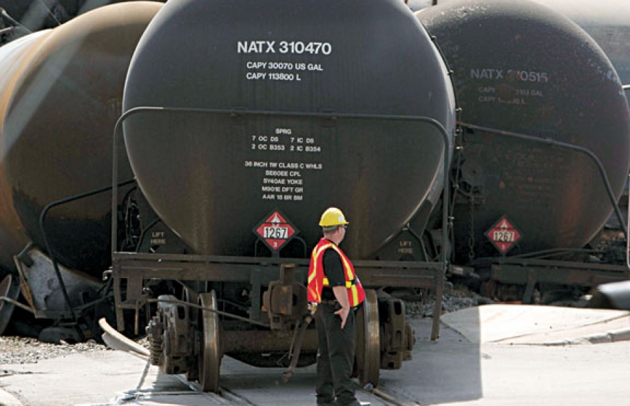 Amérique du Nord :  la sécurité du transport de pétrole par train