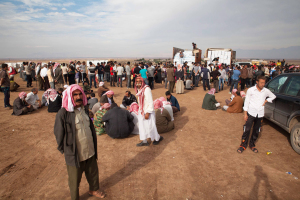 refugee camp of Newroz in north-eastern Syria.