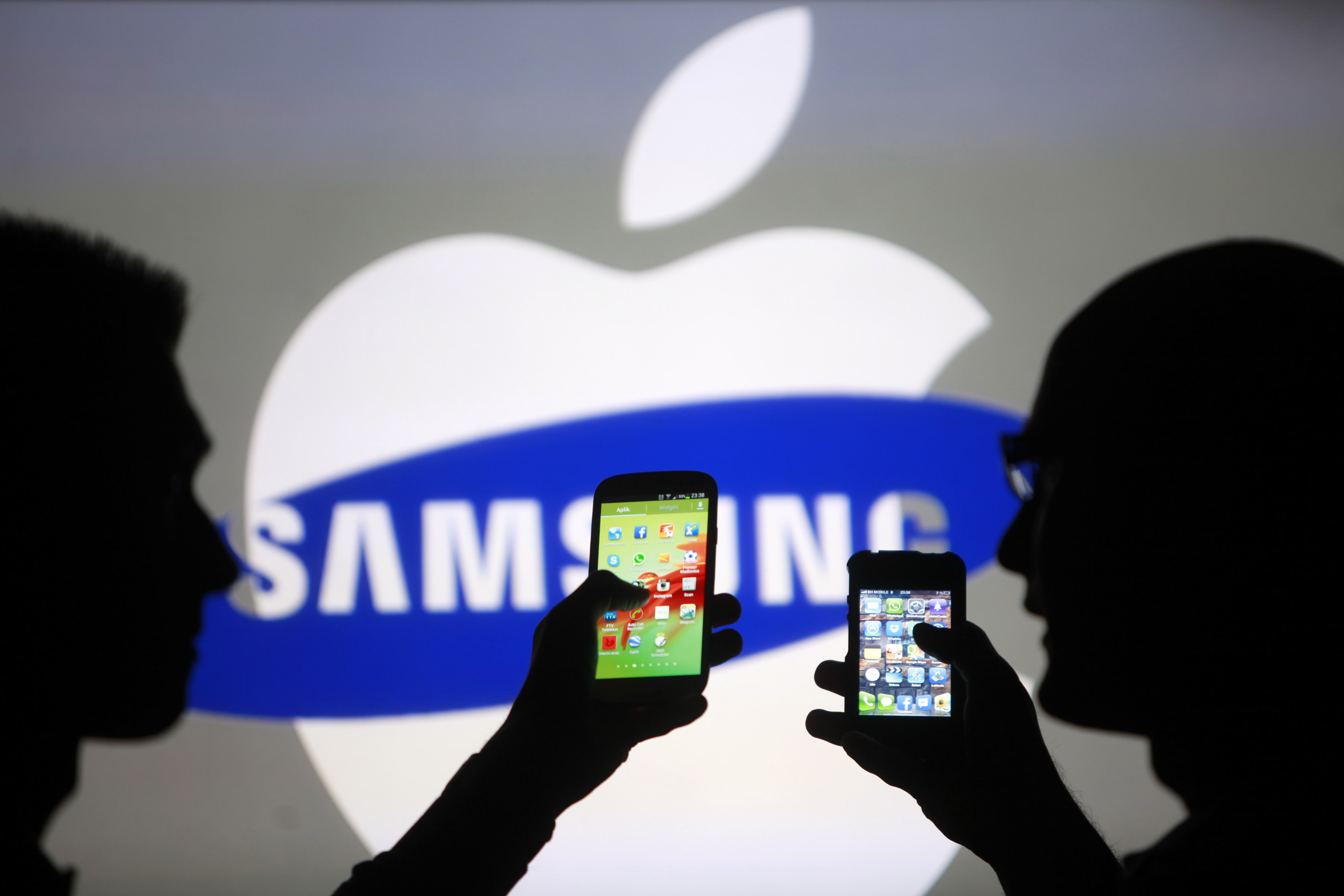 Concurrence acharnée entre Apple et Samsung