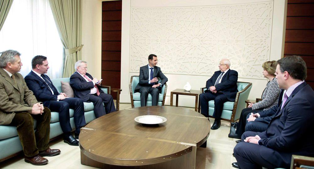 Syrie : Rencontre de parlementaires français avec Hafid al-Assad