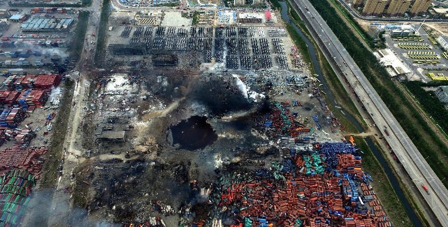 Chine : du cyanure présent dans l’entrepôt de Tianjin