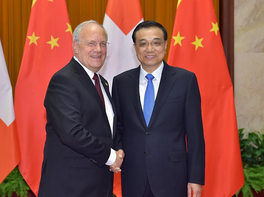 La Chine et la Suisse pour une coopération bilatérale renforcée