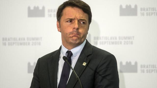 L’Italien Matteo Renzi remonté envers l’Union Européenne