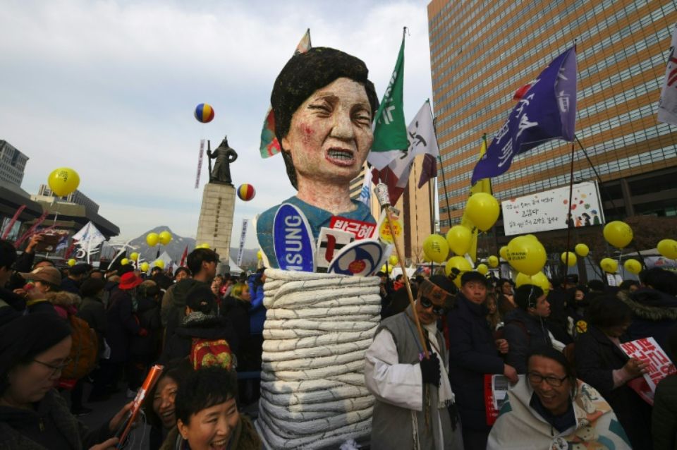 Le Parlement sud-coréen valide la destitution de la présidente Park Geun-hye
