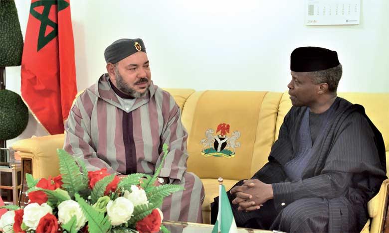 Le Roi du Maroc entame sa première visite officielle au Nigeria