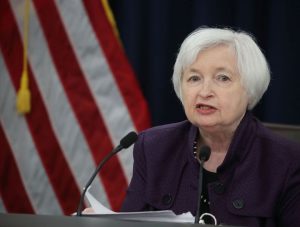 Federal Reserve Chair Janet Yellen Holds Quarterly Monetary Policy News Conference