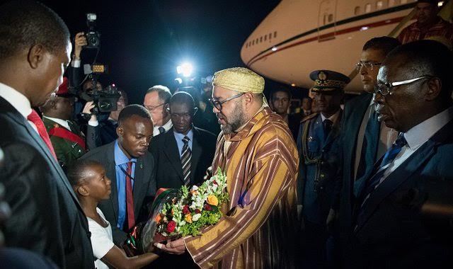 Le roi Mohammed VI en visite officielle en Zambie