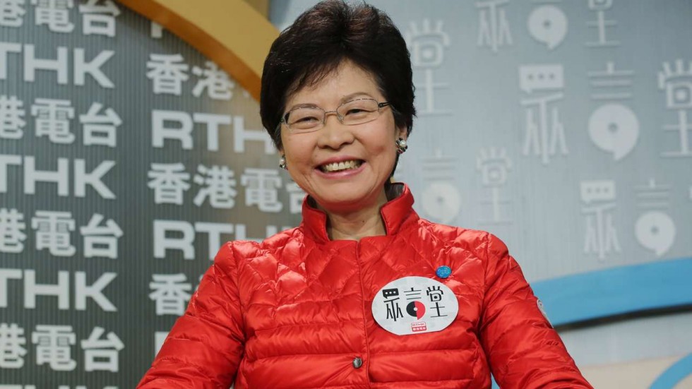 La candidate favorite de Pékin élue à la tête de l’exécutif Hong Kong