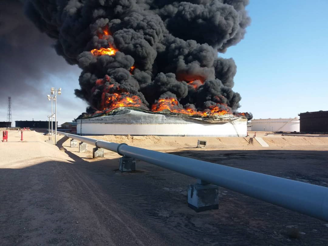 La NOC déplore de lourdes pertes financières dues aux combats dans le croissant pétrolier libyen