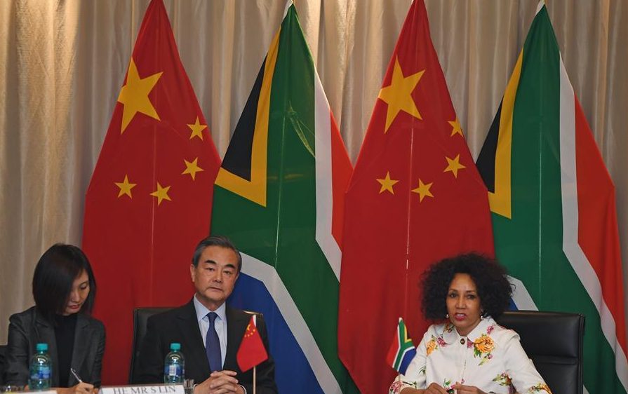 L’Afrique du Sud et la Chine veulent renforcer leurs relation