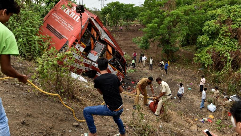 Au moins 50 morts dans un accident de bus au centre de l’Inde