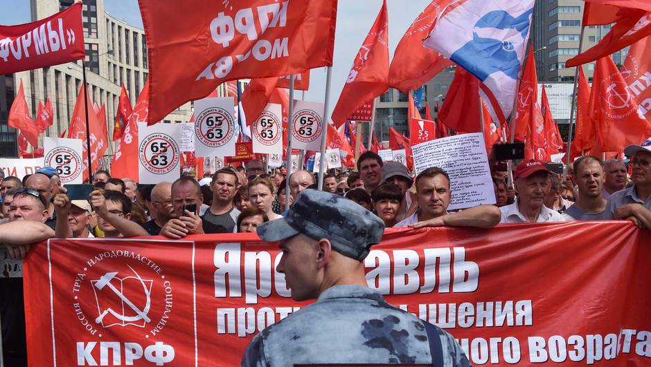 Russie : Nouvelles manifestations contre la réforme des retraites