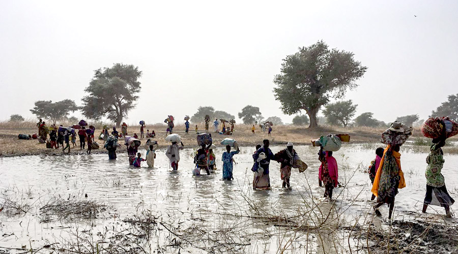 Environ 30.000 Nigérians ont fui la ville de Rann envahie par Boko Haram