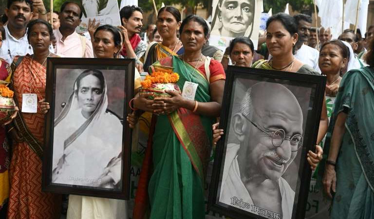 Inde : la marche pour la paix des disciples de Mahatma Gandhi