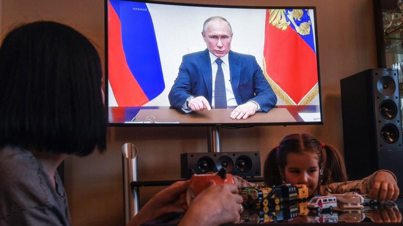 Russie-Coronavirus : Le président Poutine proclame mois d’avril un mois chômé et payé
