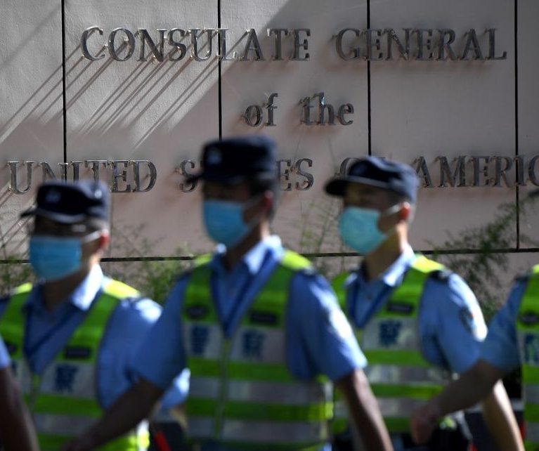 La Chine a pris possession du consulat américain à Chengdu