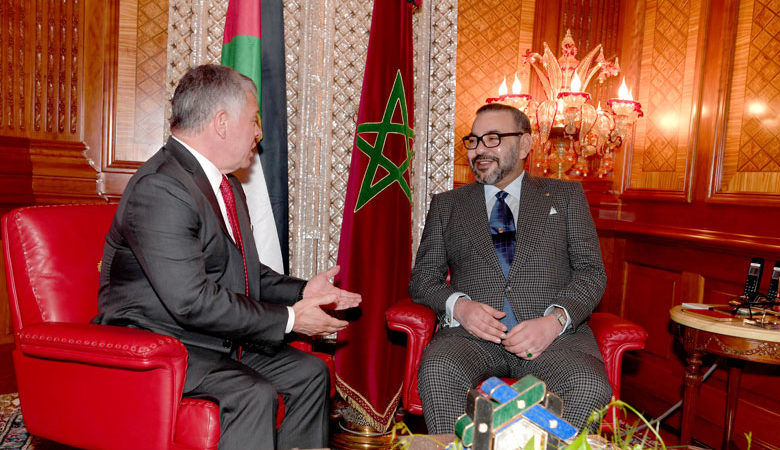 Le Roi Mohammed VI a appelé le Roi Abdallah II pour lui exprimer son Soutien