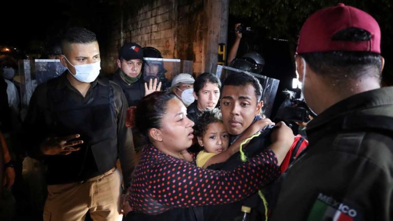 Une caravane de 400 migrants en route pour les Etats-Unis dispersée au Mexique