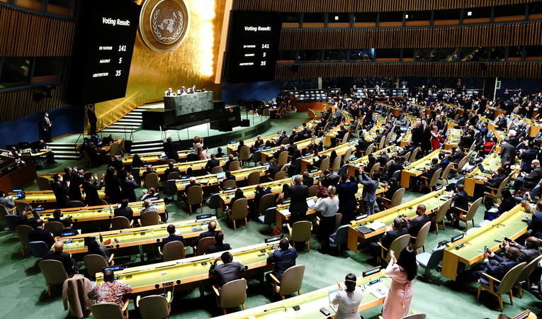 ONU : L’Assemblée générale exige de la Russie l’arrêt de la guerre en Ukraine