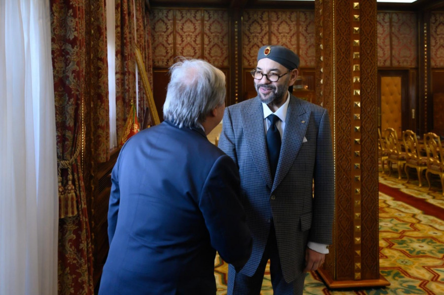 Maroc-ONU: Le Roi Mohammed VI reçoit António Guterres