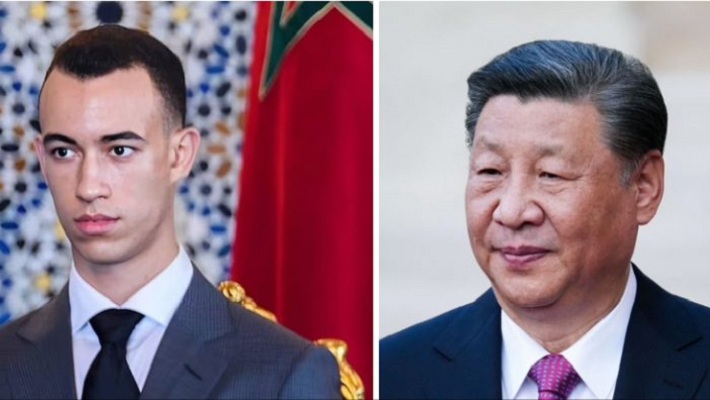 Le prince héritier Moulay El Hassan accueille le président chinois Xi Jinping à Casablanca