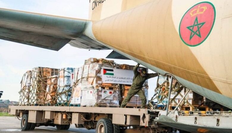 Le Roi du Maroc ordonne l’envoi d’une aide humanitaire supplémentaire aux populations de Gaza