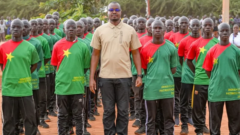 Burkina Faso: Sortie de la 1ère cohorte de l’«immersion patriotique obligatoire» de 60 mille bacheliers
