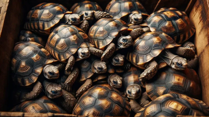 Démantèlement d’un important trafic de tortues au sud de Madagascar