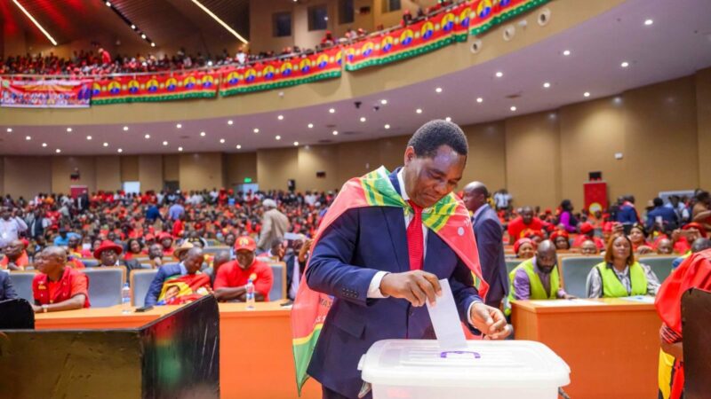 Zambie/Elections générales : Le Président sortant Hichilema somme la Commission électorale de faire preuve de proactivité