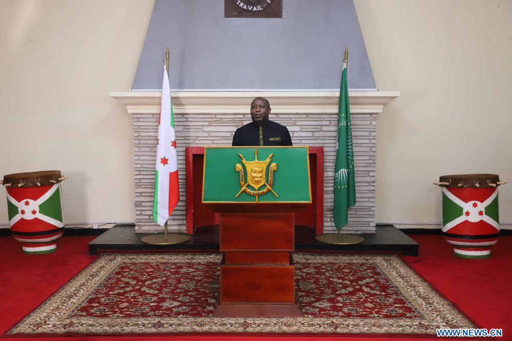 Evariste Ndayishimiye souhaite voir la Chine accroître sa coopération diversifiée avec l’UA