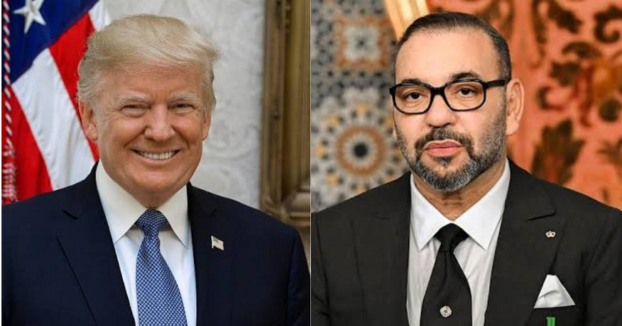 Trump réaffirme dans un message au Roi Mohammed VI, la reconnaissance par les USA de la souveraineté du Maroc sur son Sahara Occidental