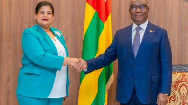 La diplomate marocaine, Khaoula Mziouqa souhaite accélérer la coopération parlementaire entre le Togo et le Maroc